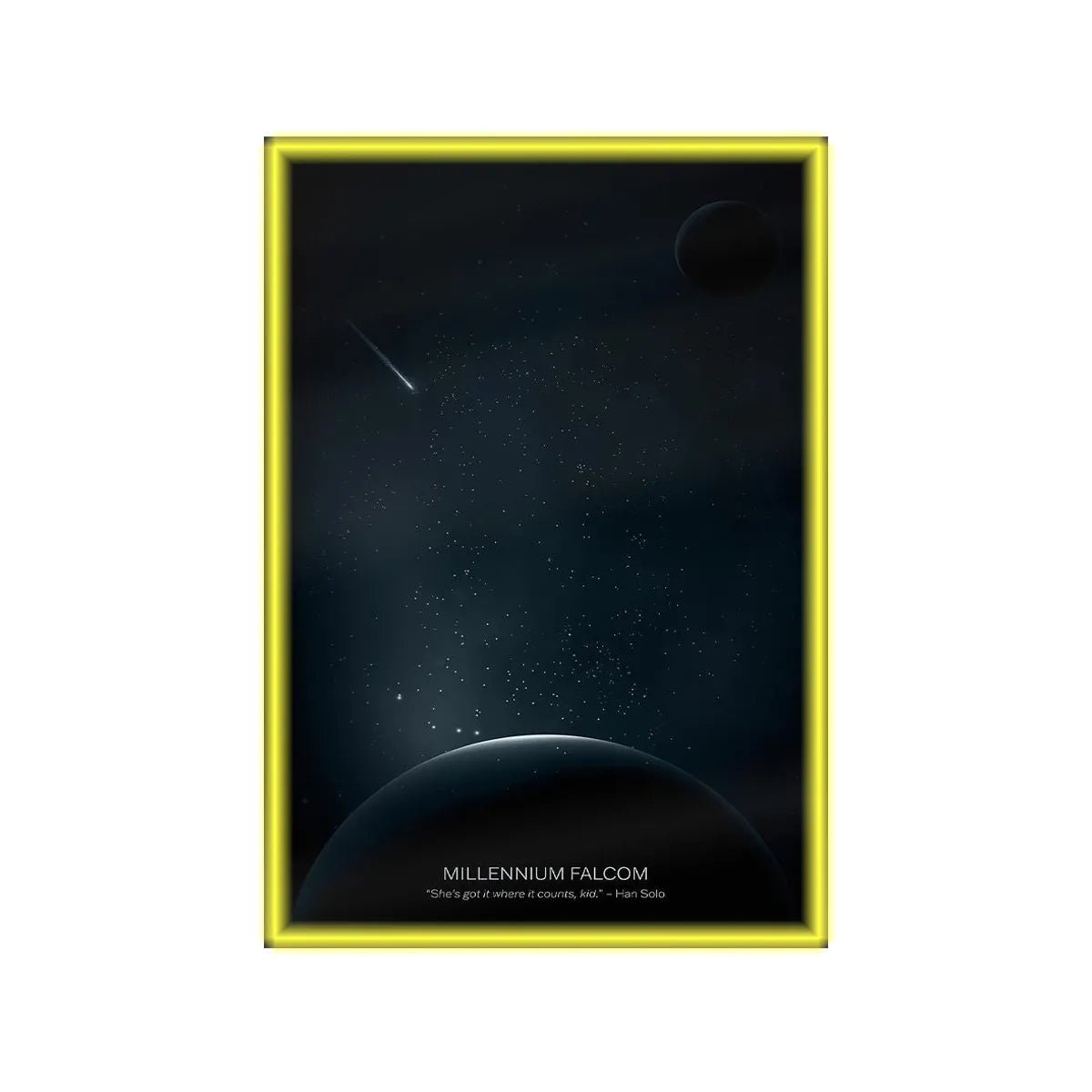 LEGO® Star Wars™ Millennium Falcon™ Wall Display Frame 75257 Style A - brickzonehub