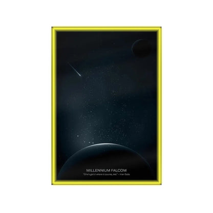 LEGO® Star Wars™ Millennium Falcon™ Wall Display Frame 75257 Style A - brickzonehub