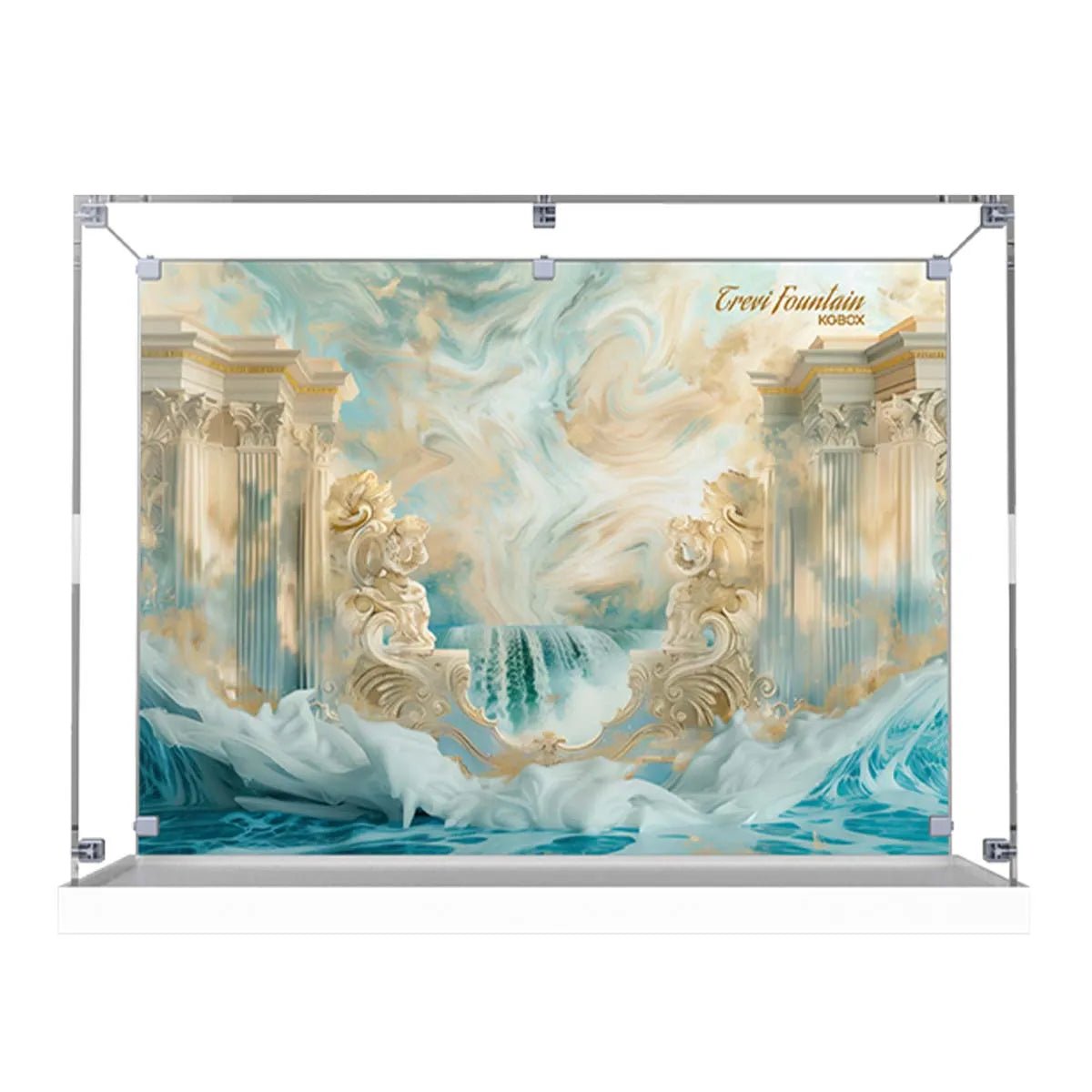 LEGO® Trevi Fountain Acrylic Display Case 21062 - brickzonehub