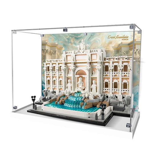 LEGO® Trevi Fountain Acrylic Display Case 21062 - brickzonehub