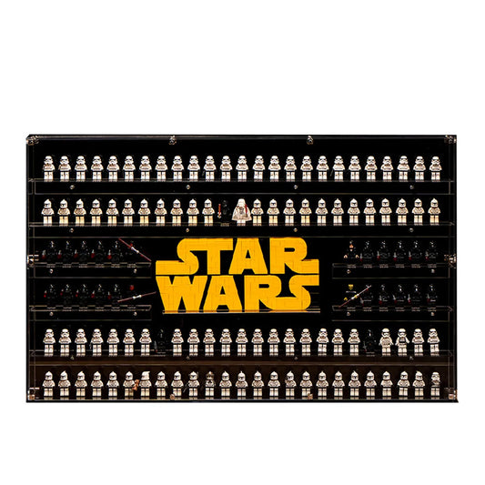 124 LEGO® Minifigures Wall Display Case