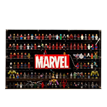 124 LEGO® Minifigures Wall Display Case