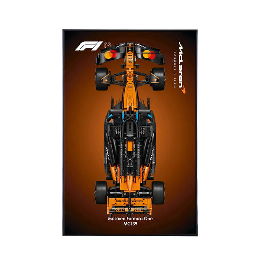 Wall Display Frame Compatible with LEGO® McLaren MCL39 F1® Car 42228