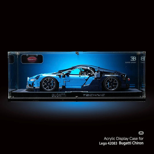 Premium Acrylic Display Case for LEGO® 42083 Bugatti - brickzonehub