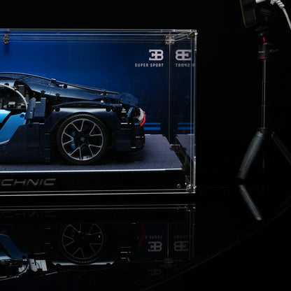 Premium Acrylic Display Case for LEGO® 42083 Bugatti - brickzonehub