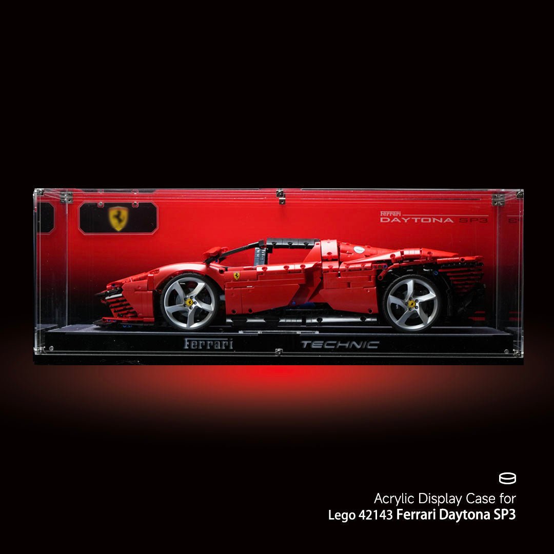 Premium Acrylic Display Case for LEGO® 42143 Daytona SP3 - brickzonehub