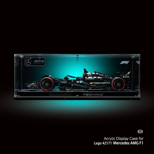 Premium Acrylic Display Case for LEGO® 42171 Mercedes - AMG F1 - brickzonehub