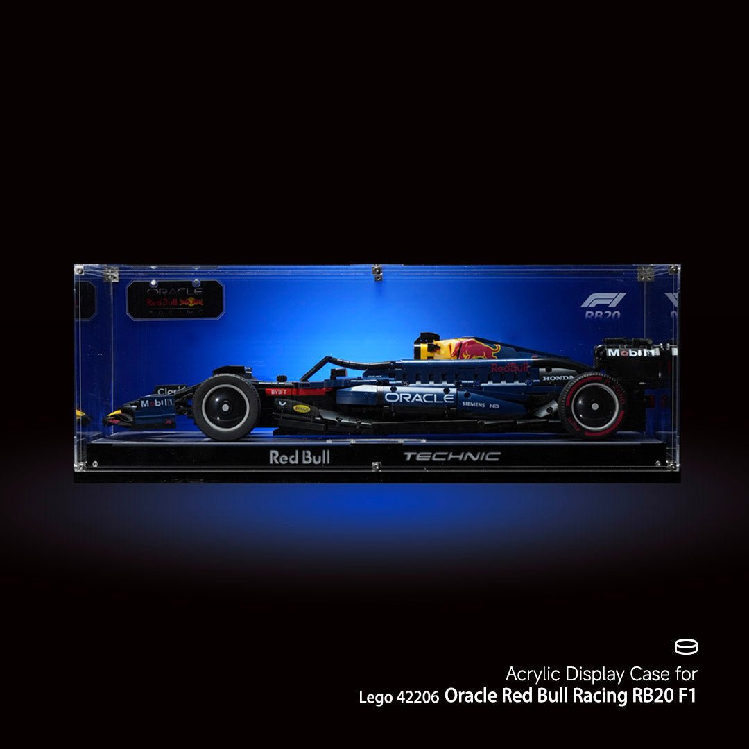 Premium Acrylic Display Case for LEGO® 42206 Red Bull Racing RB20 F1 - brickzonehub