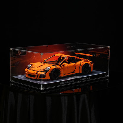 Premium Acrylic Display Case for LEGO® Porsche 911 GT3 - brickzonehub