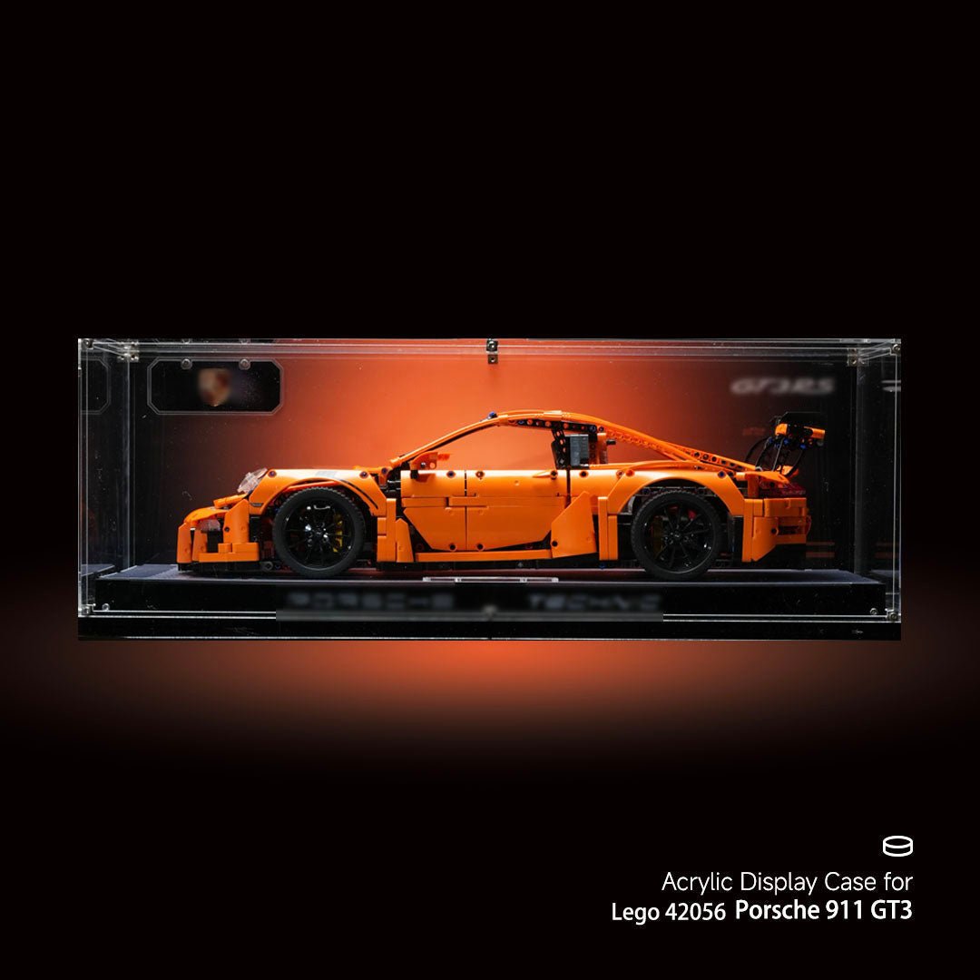 Premium Acrylic Display Case for LEGO® Porsche 911 GT3 - brickzonehub