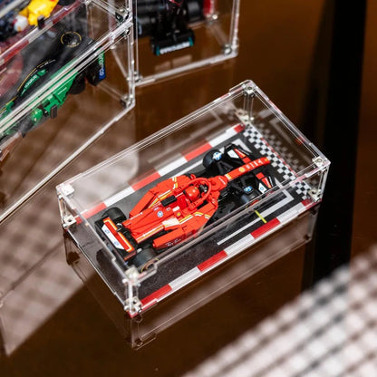 Premium Acrylic Display Case for LEGO® Speed Champions F1 – Ultra Clear Single Car Showcase Box - brickzonehub