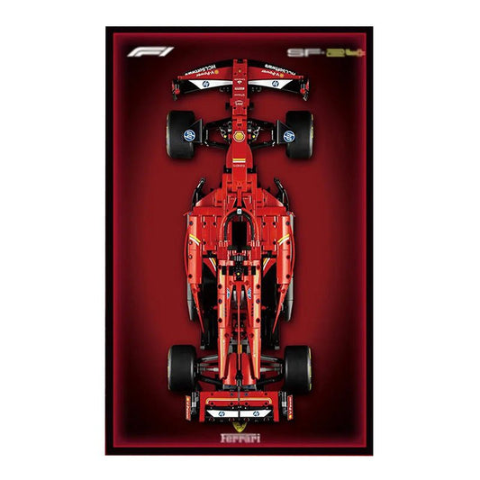 Premium Acrylic Wall Display Frame for LEGO® Ferrari F1 SF - 24 - brickzonehub