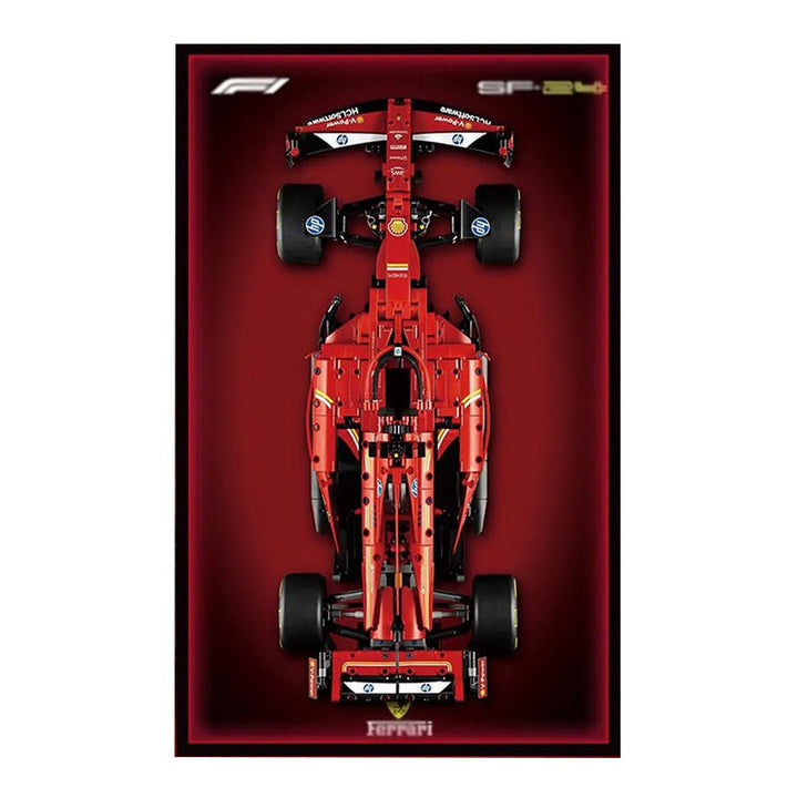 Premium Acrylic Wall Display Frame for LEGO® Ferrari F1 SF - 24 - brickzonehub
