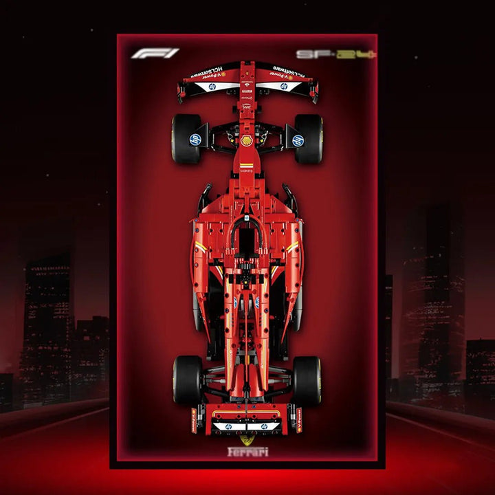 Premium Acrylic Wall Display Frame for LEGO® Ferrari F1 SF - 24 - brickzonehub