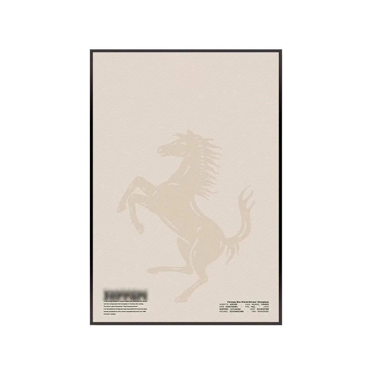 Premium Acrylic Wall Display Frame for LEGO® Ferrari F1 SF - 24 42207 - brickzonehub