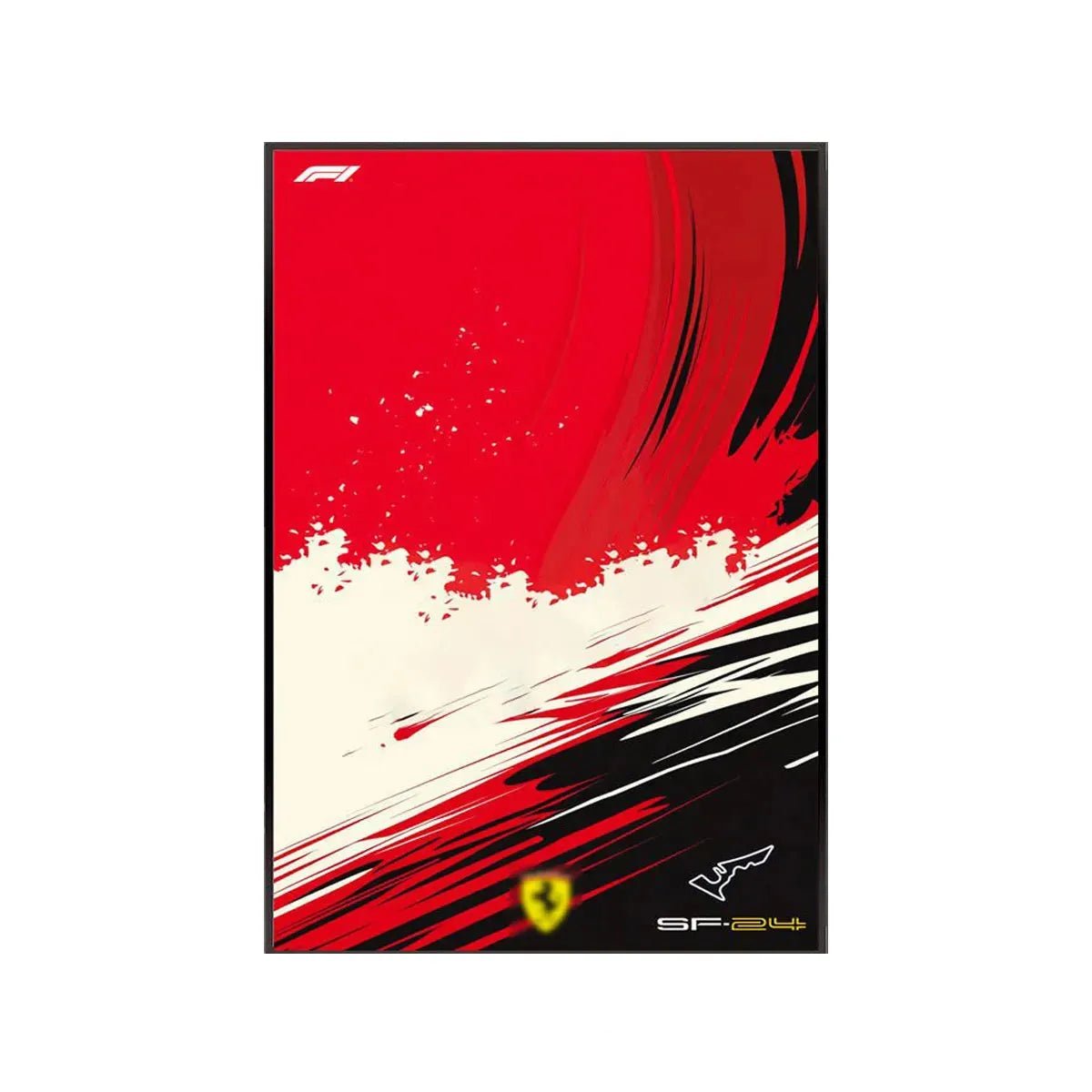 Premium Acrylic Wall Display Frame for LEGO® Ferrari F1 SF - 24 42207 - brickzonehub