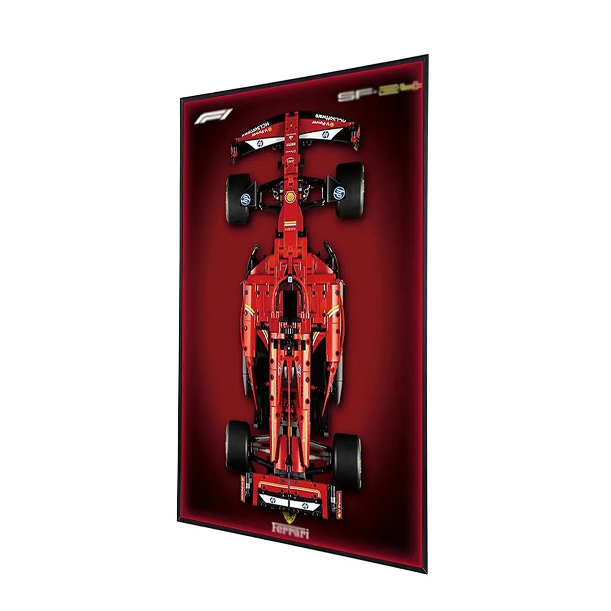 Premium Acrylic Wall Display Frame for LEGO® Ferrari F1 SF - 24 42207 - brickzonehub
