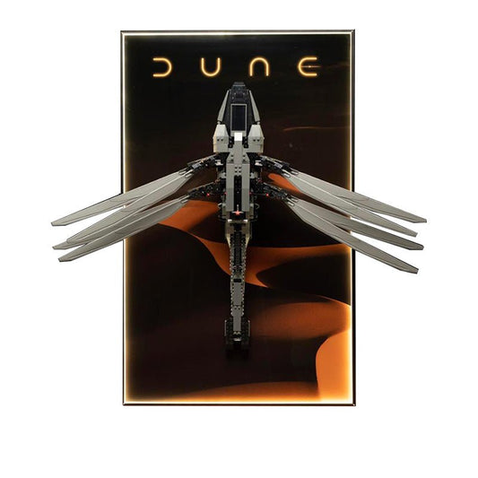 Premium Backlit Frame for LEGO® Icons 10327 Dune Ornithopter - brickzonehub