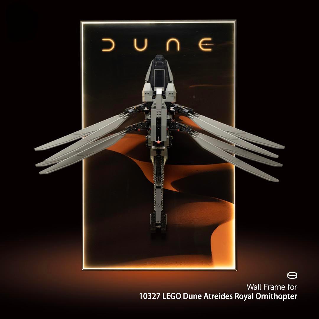 Premium Backlit Frame for LEGO® 10327 Dune Ornithopter – brickzonehub