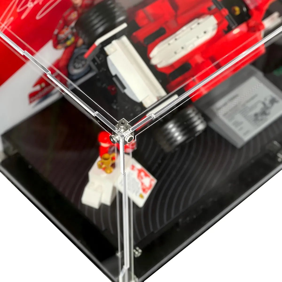 Premium Display Case Compatible with LEGO® Ferrari F2004 & Michael Schumacher 11375 - brickzonehub