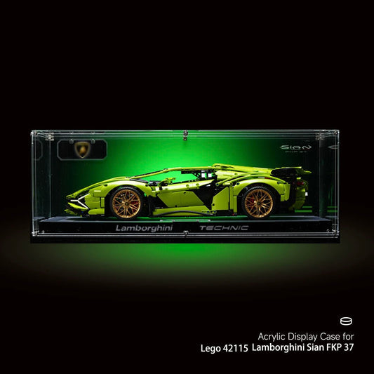 Premium Display Case for LEGO® 42115 Lamborghini Sian - brickzonehub