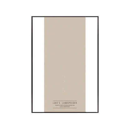 Premium Frame for LEGO® Star Wars Luke Skywalker’s Speeder 75341 - brickzonehub