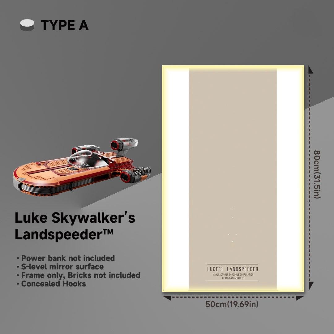 Premium Frame for LEGO® Star Wars Luke Skywalker’s Speeder 75341 - brickzonehub