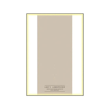 Premium Frame for LEGO® Star Wars Luke Skywalker’s Speeder 75341 - brickzonehub