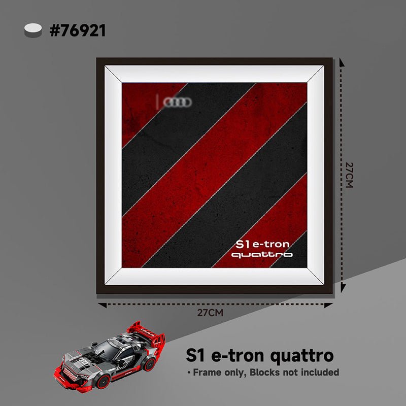 Premium Wall Display Box for LEGO® Speed Champions Supercar Collection - brickzonehub