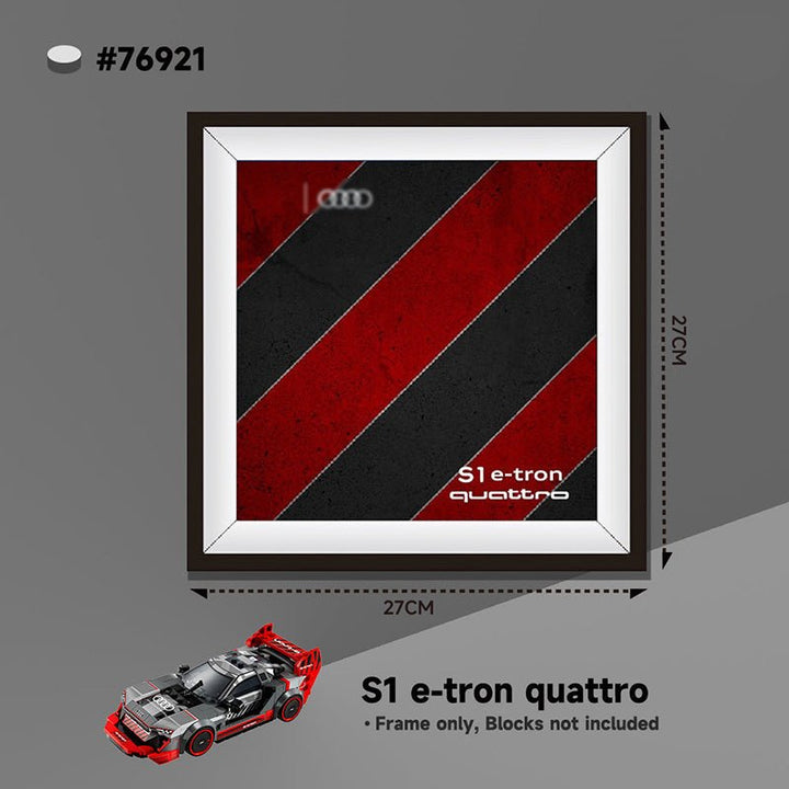 Premium Wall Display Box for LEGO® Speed Champions Supercar Collection - brickzonehub