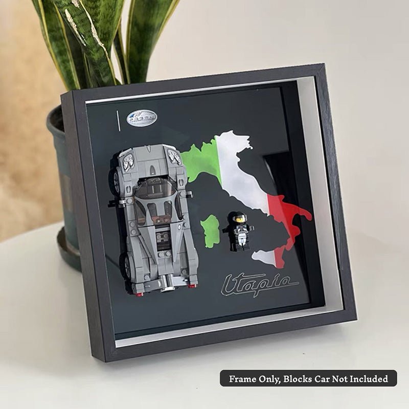 Premium Wall Display Box for LEGO® Speed Champions Supercar Collection - brickzonehub