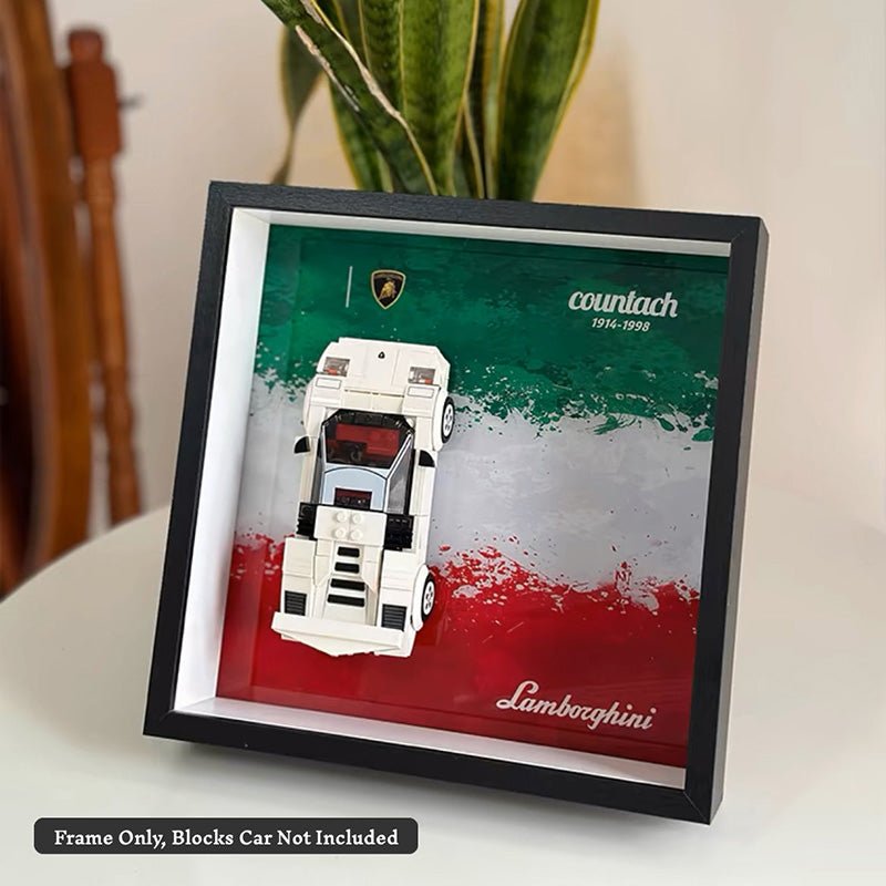 Premium Wall Display Box for LEGO® Speed Champions Supercar Collection - brickzonehub