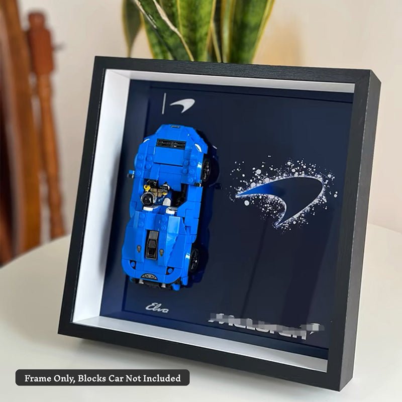 Premium Wall Display Box for LEGO® Speed Champions Supercar Collection - brickzonehub
