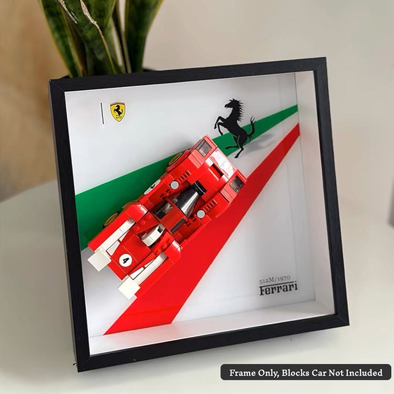 Premium Wall Display Box for LEGO® Speed Champions Supercar Collection - brickzonehub