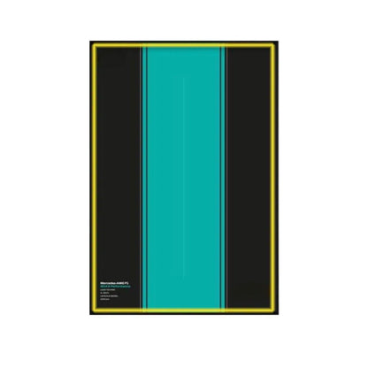 Premium Wanddisplay für LEGO® Mercedes-AMG F1 42171 Style C