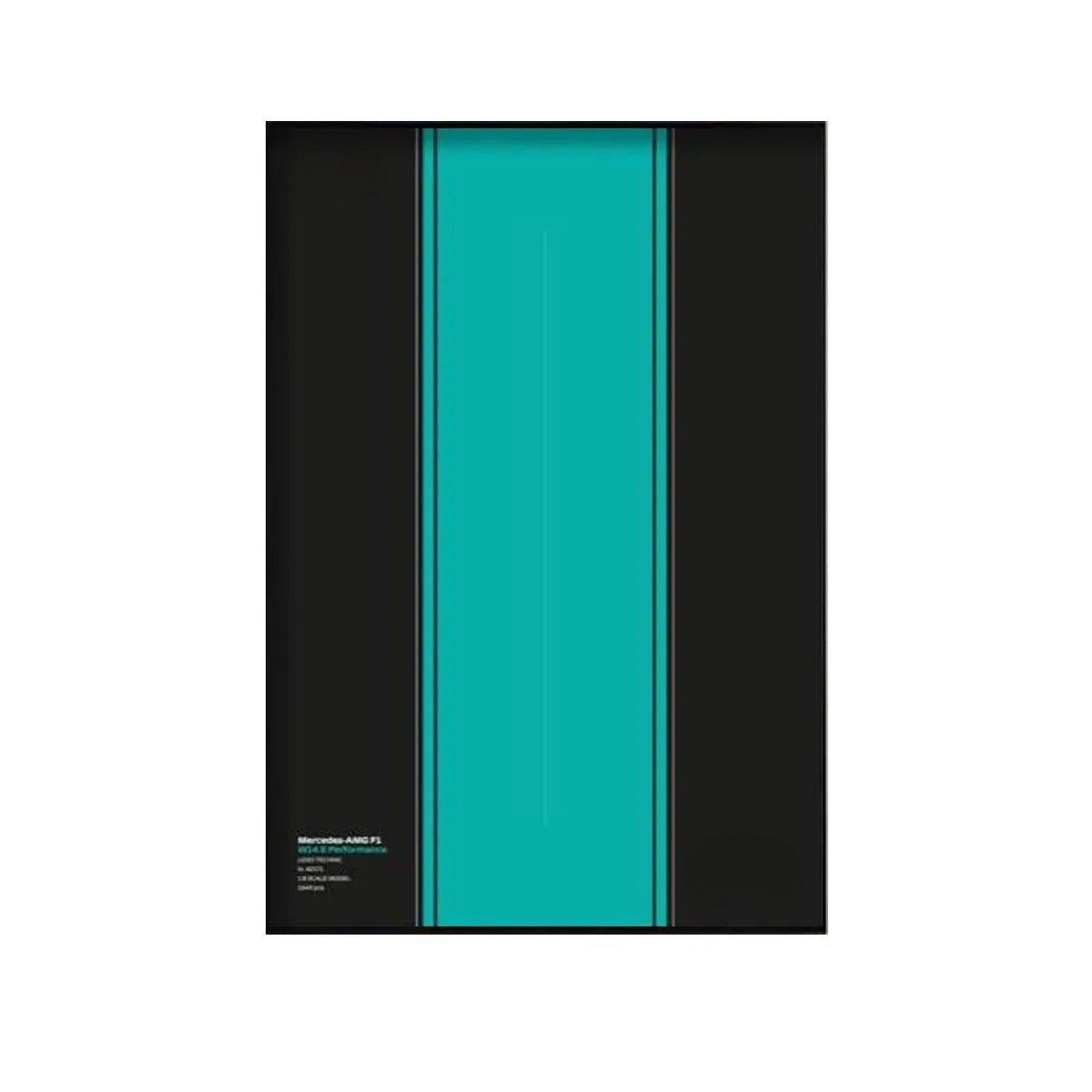 Premium Wanddisplay für LEGO® Mercedes-AMG F1 42171 Style C
