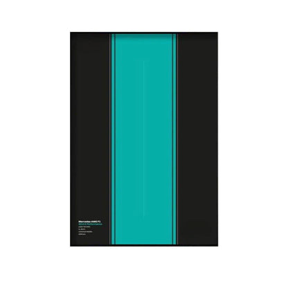 Premium Wanddisplay für LEGO® Mercedes-AMG F1 42171 Style C