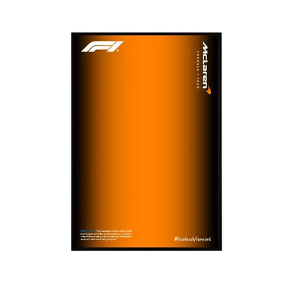 Premium Wall Display Compatible with LEGO® Technic™ McLaren F1 42141 Style B - brickzonehub