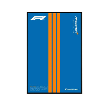 Premium Wall Display Compatible with LEGO® Technic™ McLaren F1 42141 Style C - brickzonehub