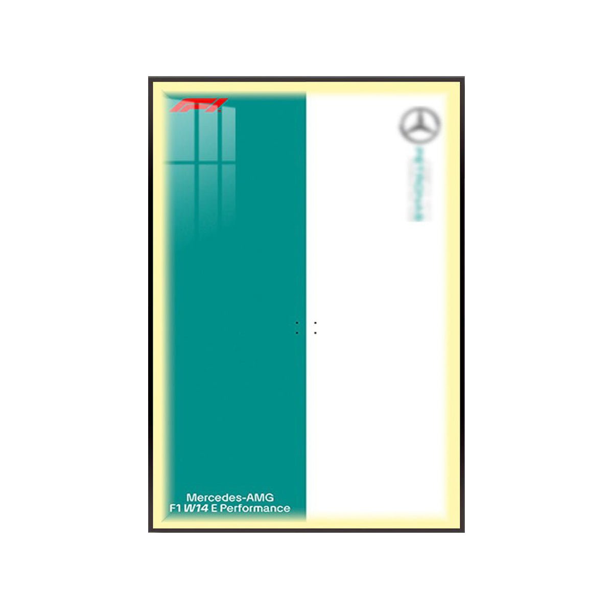 Premium Wall Display for LEGO® Mercedes - AMG F1 42171 - brickzonehub