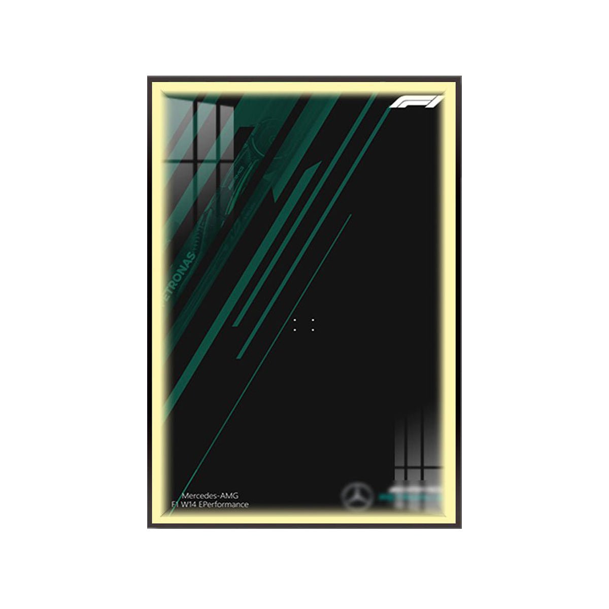 Premium Wall Display for LEGO® Mercedes - AMG F1 42171 - brickzonehub