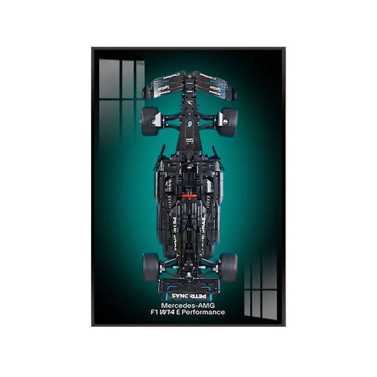 Premium Wall Display for LEGO® Mercedes-AMG F1 42171