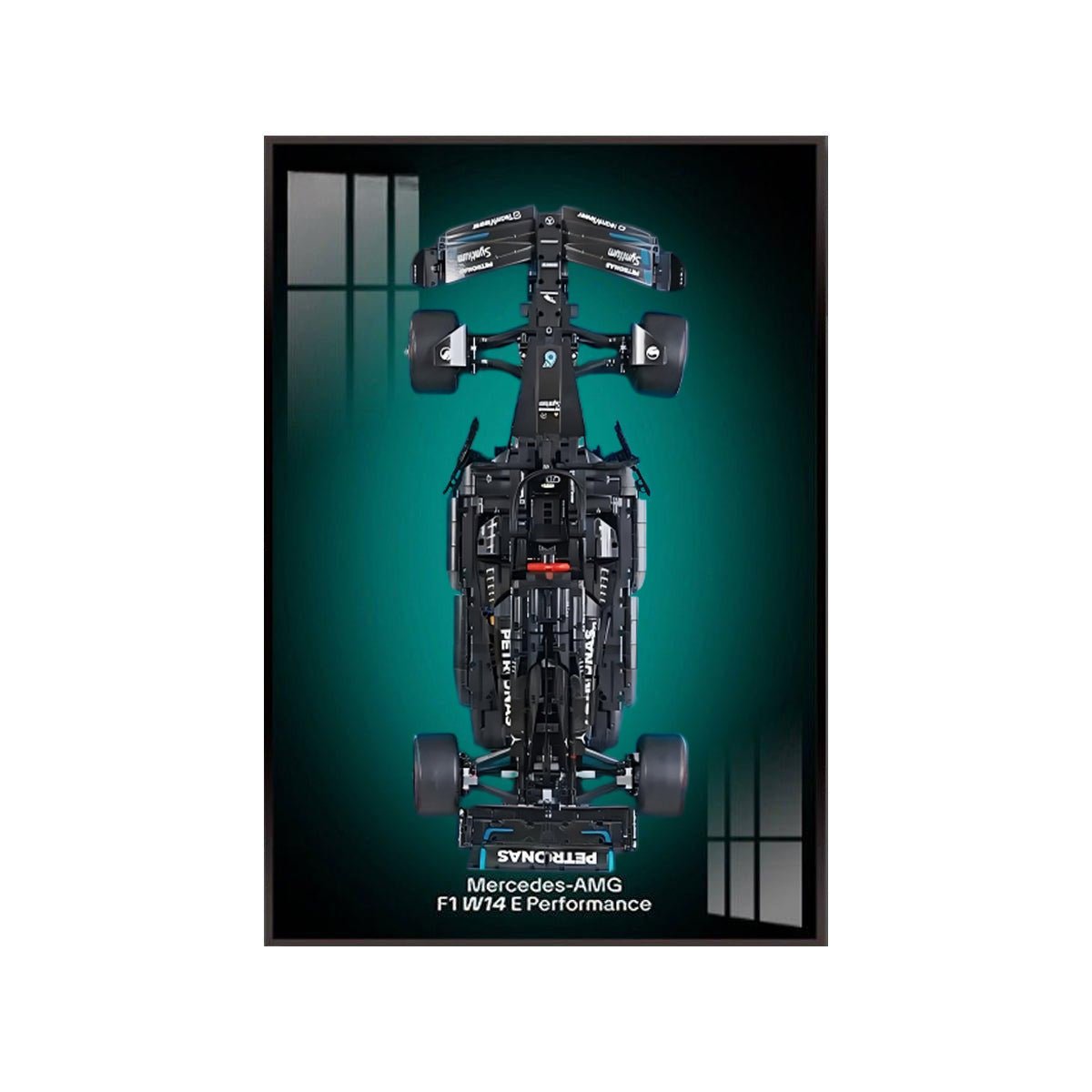 Premium Wall Display for LEGO® Mercedes - AMG F1 42171 - brickzonehub