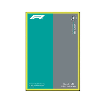 Premium Wall Display for LEGO® Mercedes - AMG F1 42171 Style A - brickzonehub