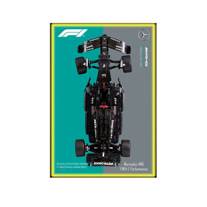 Premium Wall Display for LEGO® Mercedes - AMG F1 42171 Style A - brickzonehub
