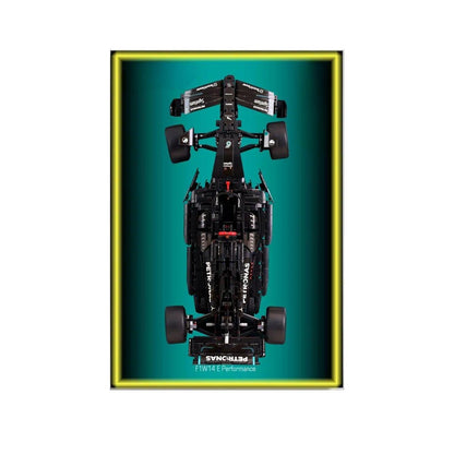 Premium Wall Display for LEGO® Mercedes - AMG F1 42171 Style C - brickzonehub