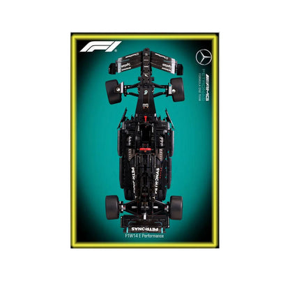 Premium Wall Display for LEGO® Mercedes - AMG F1 42171 Style D - brickzonehub