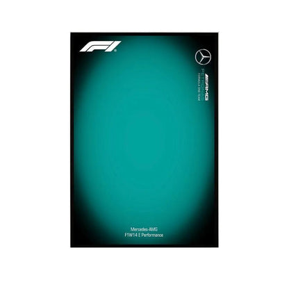 Premium Wall Display for LEGO® Mercedes - AMG F1 42171 Style D - brickzonehub