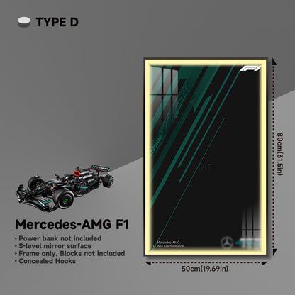 Premium Wall Display for LEGO® Mercedes - AMG F1 - brickzonehub