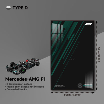 Premium Wall Display for LEGO® Mercedes - AMG F1 - brickzonehub